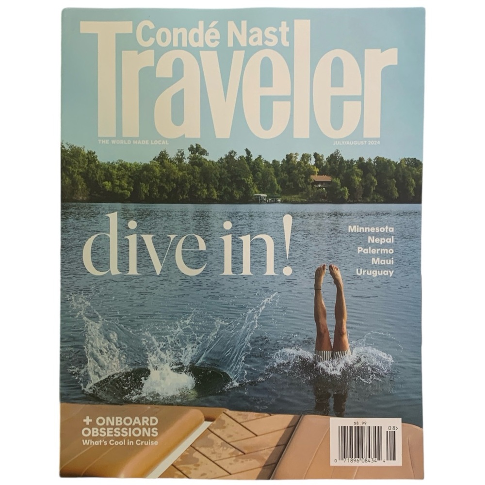 Conde Nast Traveler Magazine July August 2024 Dive In Minnesota Nepal Palermo